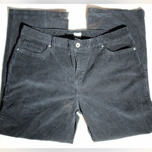 Black corduroy bass jeans size 16